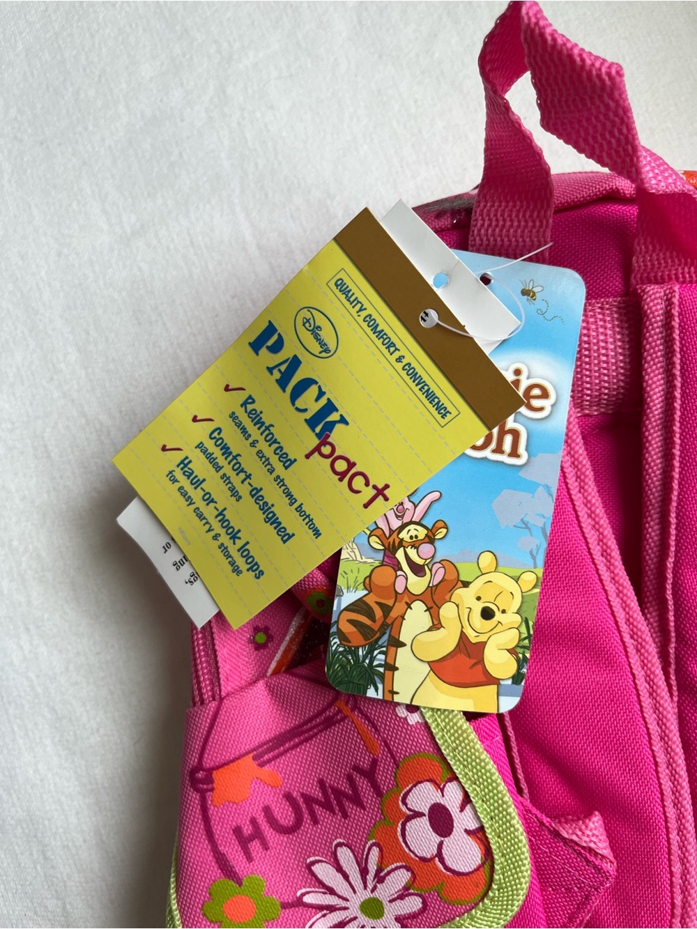 Vintage Disney Winnie the Pooh & Friends Small Backpack Y2K Deadstock - Picture 3 of 3